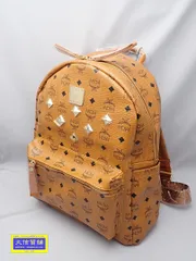 MCM エムシーエム スタッズリュック バックパック ブラウン 中古B+ 【送料無料】 A-8493【質屋出品】のサムネイル