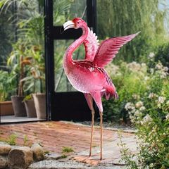 置物 庭 ガーデンオーナメント 動物 芝生 フラミンゴ オブジェ ガーデニング 置物 庭 ガーデンオーナメント 動物 芝生 フラミンゴ オブジェ