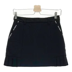 サイズ：00 NEW BALANCE GOLF ニューバランス 2024年モデル 裏微起毛 スカート ロゴ総柄 ブラック系 [240101442261] ゴルフウェア レディース ストスト