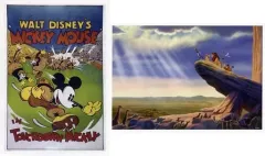 【中古】原画イラストボード 読売新聞 2017年 額絵シリーズ ディズニーキャラクターアートコレクション第9集