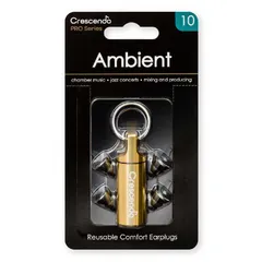 【新品 未使用 未開梱】CRESCENDO　音楽用耳栓（室内音楽・ジャズ用）　Ambient10
