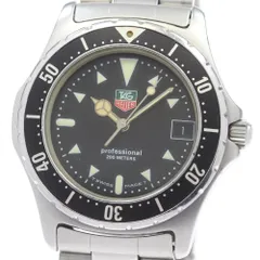タグ・ホイヤー2000プロフェッショナル　973.006　ボーイズサイズ TAG Heuer 2000 Men's Black Watch - 973.006 for sale online