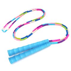 新品 大人用 トレーニング ねじれ防止なわとび 初心者向けジャンプロープ 有酸素運動 子供用 ビーズロープ 長さ調整可 縄跳び