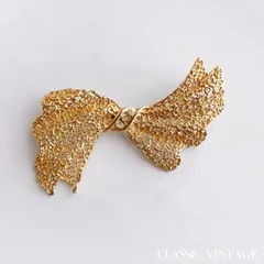 2st476 ヴィクトリア リボンモチーフ クラシックブローチ