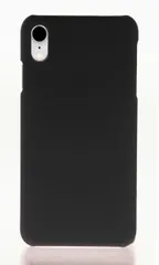 iPhone XR ケース アイフォンxr  耐衝撃 シンプル さらさら ハード ケース 【Color】 ブラック