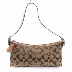 ☆美品☆ コーチ ワンショルダーバッグ ハンドバッグ シグネチャー 8K01 美品】COACH 8K01 ワンショルダーバッグ ポーチ シグネチャー