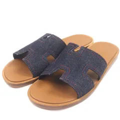 エルメス　イズミール　モカ　40 HERMES エルメス サンダル イズミール ブラウン モカ レザー