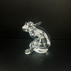 【美品】Baccarat　バカラ 干支　干支シリーズ　サル　猿　申　置物　ガラス　フィギュリン　クリスタル　縁起物　幸運