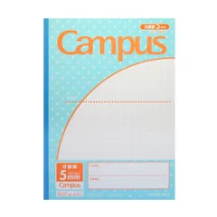 （まとめ買い）コクヨ キャンパスノート 用途別 セミB5 5mm方眼罫 30枚 パステルブルー ノ-30VS10-5B 【10冊セット】