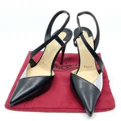 新品同様　クリスチャンルブタン　ヒール　パンプス　ストラップ　35