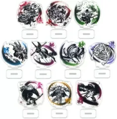 【中古】アクリルスタンド・アクリルパネル 全10種セット 墨式アクリルスタンド 「一番くじ ワンピース 匠ノ系譜 覇極」 G賞