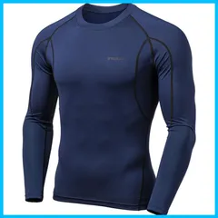 【人気商品】[テスラ] コンプレッションウェア メンズ 長袖 [UVカット・吸汗速乾] コンプレッション シャツ アンダーシャツ スポーツインナー ベースレイヤー トレーニングウェア