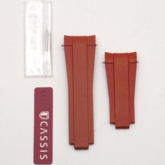 デッドストック CASSIS カシス TYPE RLX RUBBER 002 ロレックス用ラバーバンド レッド メンズ バンド交換 25-M-873