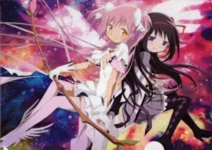 【中古】クリアファイル 鹿目まどか＆暁美ほむら(背景宇宙) A4クリアファイルアーカイブ 「魔法少女まどか☆マギカ10(展)」