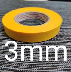 ３Ｍ 244 耐熱性平面紙マスキングテープ 3㎜×100M　1巻