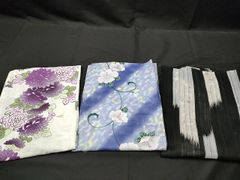 平和屋着物○上質な小紋 紬地 手書き 蔦の葉文 金彩 正絹 逸品  