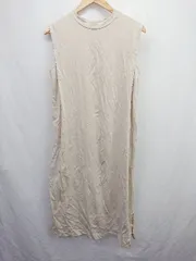 ◇ ⊂ カプリシューレマージュ - ロング ノースリブロングワンピース サイズPS ベージュ系 レディース E  【1507080016819】