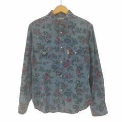 ブルーブルー BLUE BLUE 総柄 L/S ウエスタン シャツ レディース 表記無 