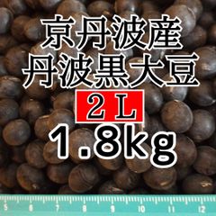 丹波黒大豆 1.8kg 2Lサイズ 京丹波産 令和6年産 新豆
