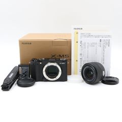 【ほぼ新品】 FUJIFILM 富士フィルム X-M5 XC 15-45mm レンズキット ブラック ショット数1,290枚!