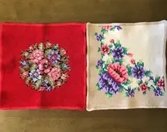 2枚セット！ FEILER ヴィエンナ アネモネ タオルハンカチ シュニール織　花柄　ラメ入り