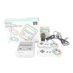 ニンテンドークラシックミニ スーパーファミコン スーファミ ソフト20+1タイトル内蔵 CLV-301 USB ACアダプター付き 動作未確認 HDMIケーブル欠品 グレー 12才以上対象