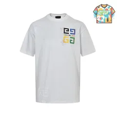 【今日特価】グリッドカラースプラッシュ T シャツ / Grid Color Splash Tee-1