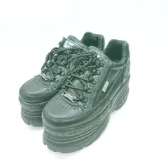 ◇ Θ YOSUKE ヨースケ 厚底 スニーカー サイズ23.5 ブラック レディース E  【1412090037061】