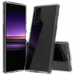 Xperia 5 ケース SO-01M SOV41 901SO エクスペリア5  耐衝撃 ハイブリット クリア ケース 【Color】 クリアのサムネイル