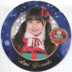 [중고] 코스터 (여성) 유모토 아미 2017 크리스마스 코스터 AKB48 CAFE & SHOP 크리스마스 디저트 메뉴 주문 특전