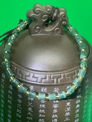 天然翡翠ヒスイ A商品 5mmブレスレット3960