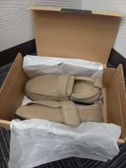 【在庫処分】介護用シューズ　あゆみ　LL（24.0～24.5）　3E　NEWケアフル　＃ベージュ