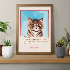 A3サイズ ルイスウェイン ポスター 私は可愛い子猫に恋をした
