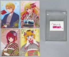 [중고] 엽서 집합 호일 푸시 그림 엽서 세트 케이스 포함(영화촌 ver./일본복/4종 세트) [[추시의 아이]×도에이 타이 진 영화촌 콜라보 목표로!