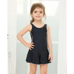 ☆ ホワイト ☆ 120cm ☆ スクール水着 女の子 skl1634 スクール水着 女の子 ワンピース オールインワン 控えめ パイピング スカート ショートパンツ 一体型 キッズ 水着 一体型 ワンピース型水着 ネームタグ 紛失防止 伸縮性 裏地付き 裏地