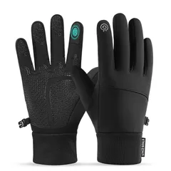 【売切注意】 運転 登山 ランニング 自転車 M~XL 暖かい 黒 紛失防止結び付け 男女兼用 防風 撥水加工 タッチパネル対応 裏起毛 冬 サイクルグローブ 【急速昇温・フル掌滑り止めシリコン・自転車選手が愛用】 スマホ対応 グローブ 防寒手袋 メンズ 手袋