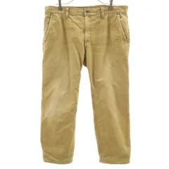 エディーバウアー ストレートパンツ ｗ34 ベージュ系 Eddie Bauer 裏フリース メンズ