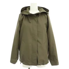 マッキントッシュフィロソフィー MACKINTOSH PHILOSOPHY 22SS コットンレインクロスブルゾン ジャケット フード ジップアップ 36 カーキ /MI ■OSのサムネイル