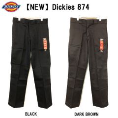 【新品】Dickies 874 ディッキーズ ワークパンツ カラー：BLACK, DARK BROWN ブラック ダークブラウン サイズ(表記)：32×30　874BK 874DB