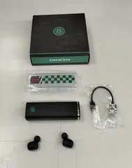 【新品級】ONKYO ワイヤレスイヤホン 鬼滅の刃 伊黒小芭内 モデル 鬼滅キャラがイヤホンに！鬼滅の刃とオーディオメーカー老舗の