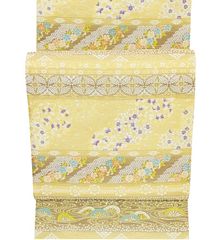 ※店舗改装後【古典新作フェア】仕立無料☆高貴紫糸唐織横段ボカシ雪輪鹿の子正倉院西陣名門橋本テル織物色留袖、訪問着袋帯10012193