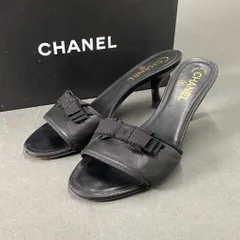 2024年最新】(靴)chanel シャネル サンダル レザー ココマーク ...