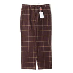 新品 Supreme シュプリーム パンツ サイズ:32 22AW ウィンドペン ウール トラウザーパンツ (Windowpane Wool Trouser) ブラウン ボトムス ズボン【メンズ】のサムネイル
