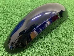 ゼファー750 フロントフェンダー カワサキ 純正 中古 バイク 部品 ZR750C 黒 青 カスタム素材に 割れ欠け無し 品数 Hhのサムネイル