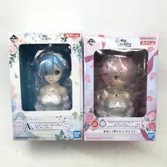 HF9124 未開封 一番くじ re:ゼロから始める異世界生活 A賞 レム＆ラム 2025年最新】一番くじ A賞 レム ラムの人気アイテム - メルカリ