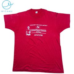 【激レア】80s SCREEN STARS 1988年 7UP GOLD カナルデイズクラシック 10K Tシャツ USA製 XL ビンテージ ランニングTシャツ