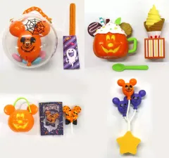 【中古】トレーディングフィギュア 全4種セット 「ディズニー・ハロウィーン2022 ミニチュアフィギュアコレクション」 東京ディズニーリゾート限定