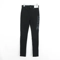 ユニクロ UNIQLO パンツ ジーンズ ボトムス スキニー ハイライズ ウルトラストレッチ 24 ブラック ※EKM