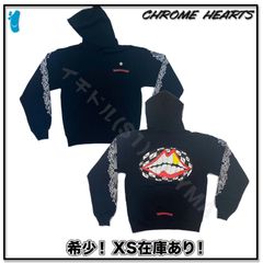 クロムハーツ MATTY BOY フローラル クロス パーカー ブラック XSサイズ