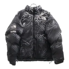 SUPREME (シュプリーム) 23SS ×THE NORTH FACE Printed Nuptse Jacket ×ノースフェイス プリンテッド ヌプシ ダウンジャケット ND02300I ブラック